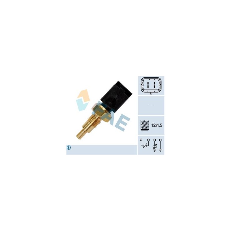 FAE 33723 Sensor, temperatura del refrigerante