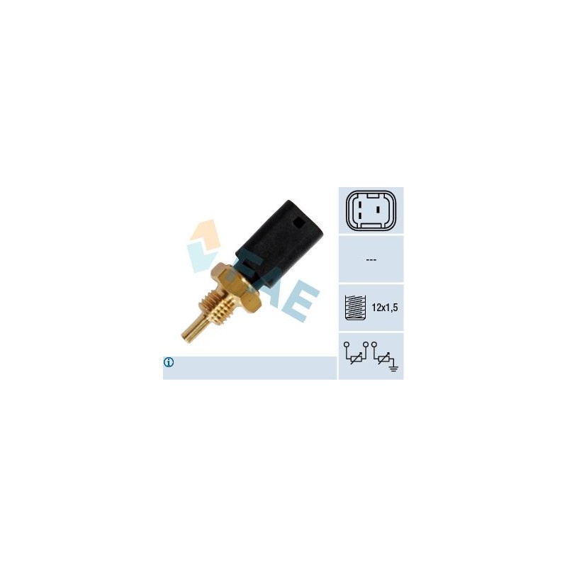 FAE 33724 Sensor, temperatura del refrigerante