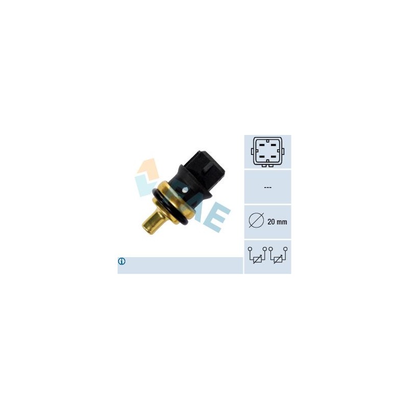 FAE 33785 Sensor, temperatura del refrigerante