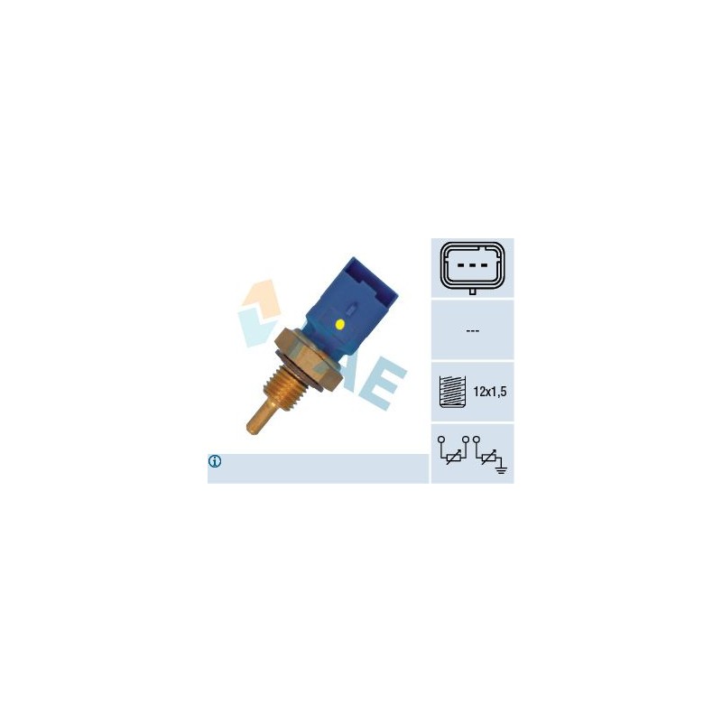 FAE 33795 Sensor, temperatura del refrigerante