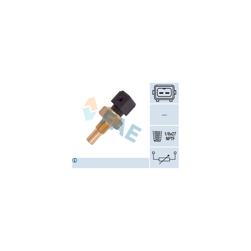 FAE 33830 Sensor, temperatura del refrigerante
