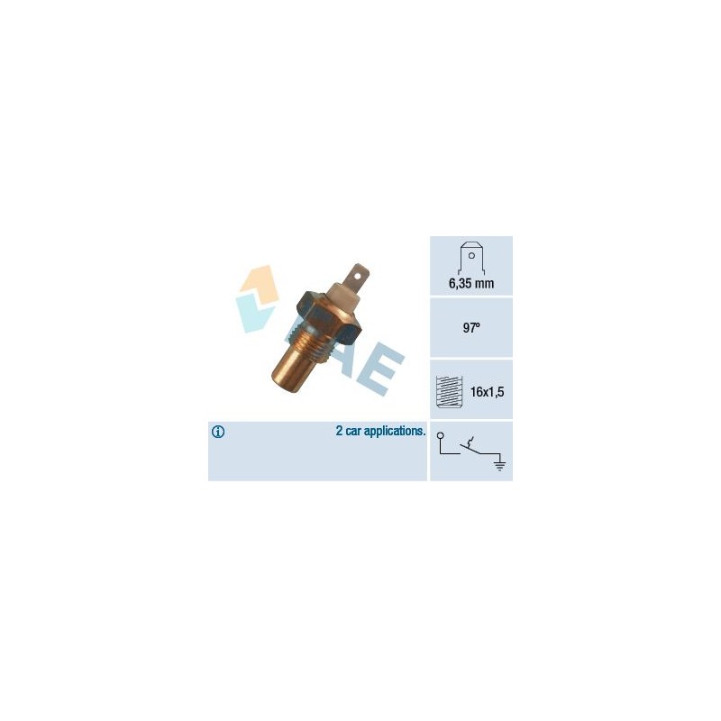 FAE 35010 Interruptor de temperatura, testigo de líquido refrigerante