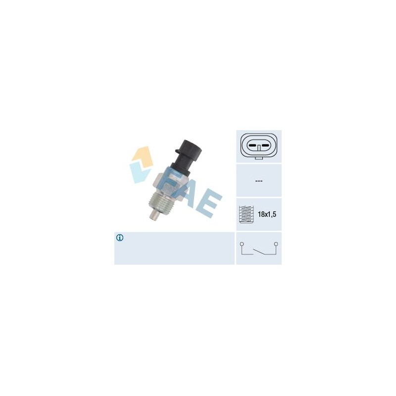 FAE 40490 Interruptor, piloto de marcha atrás