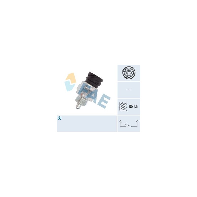 FAE 41301 Interruptor, piloto de marcha atrás