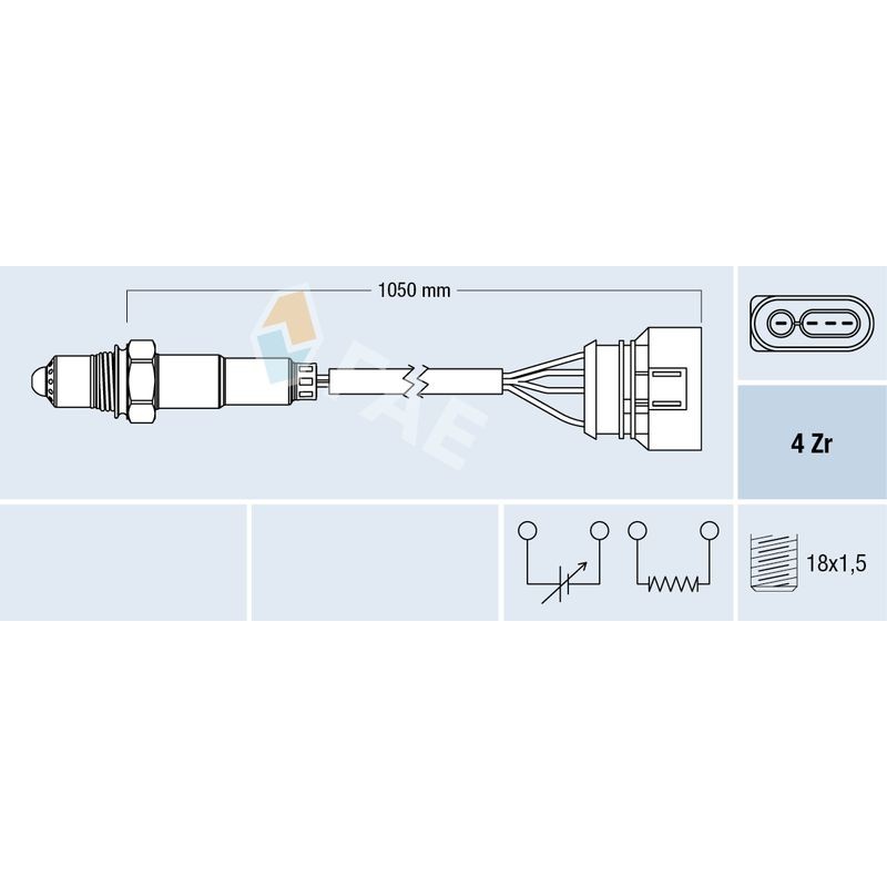 FAE 77134 Sonda Lambda