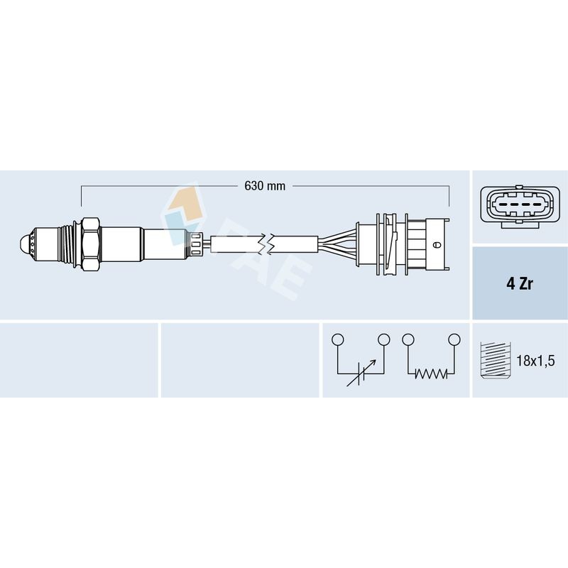 FAE 77156 Sonda Lambda