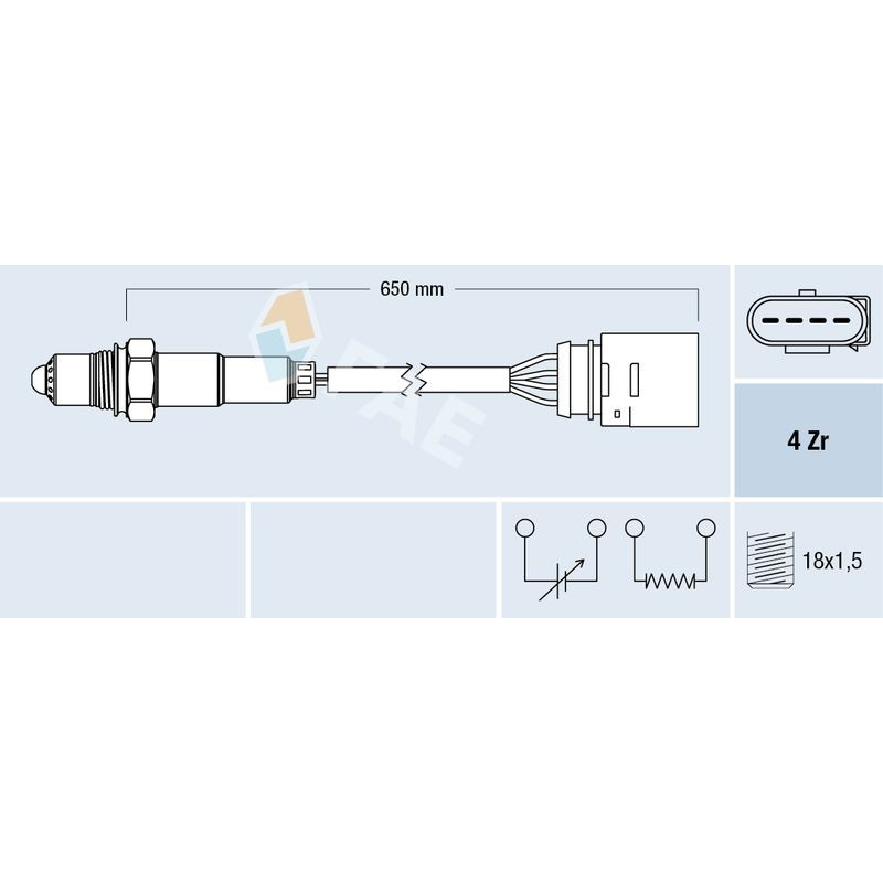 FAE 77200 Sonda Lambda
