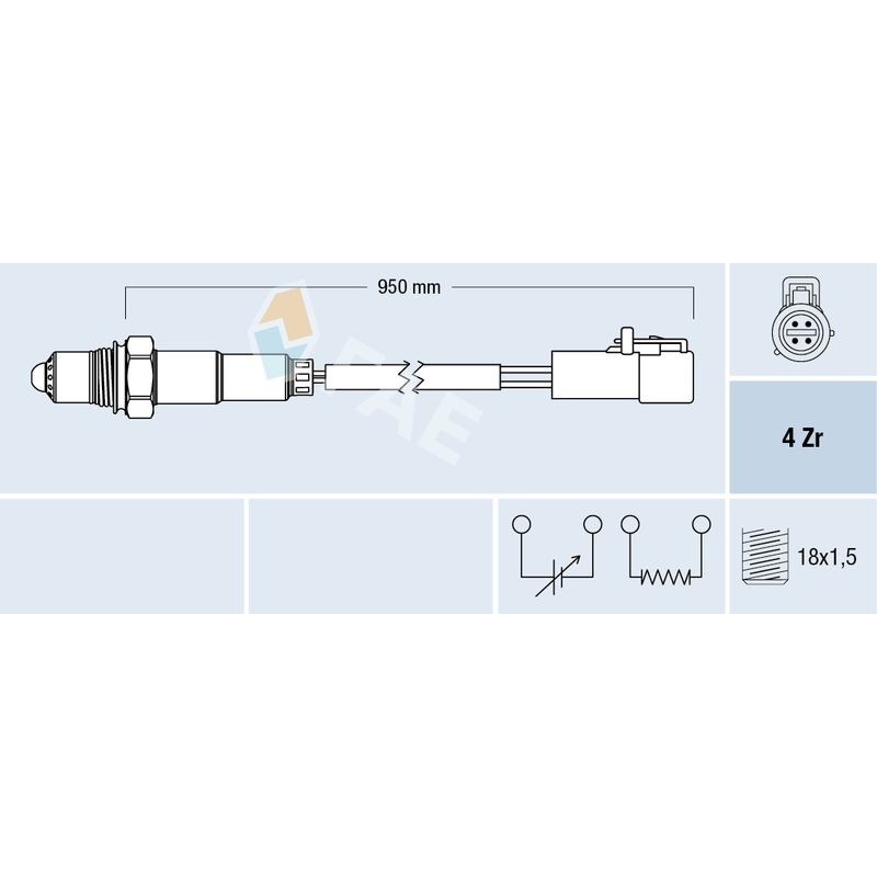 FAE 77262 Sonda Lambda