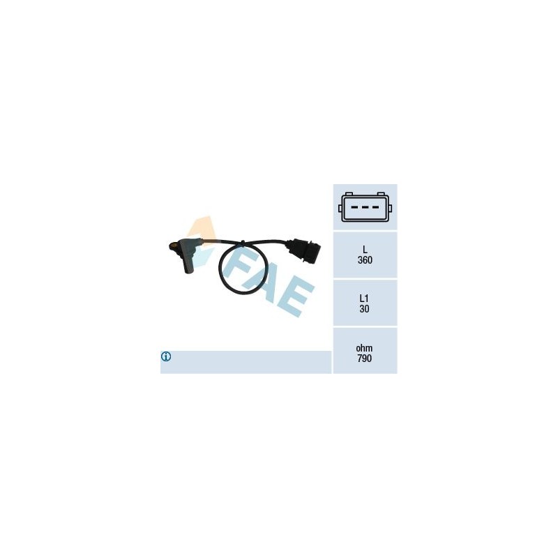 FAE 79061 Sensor, revoluciones del motor