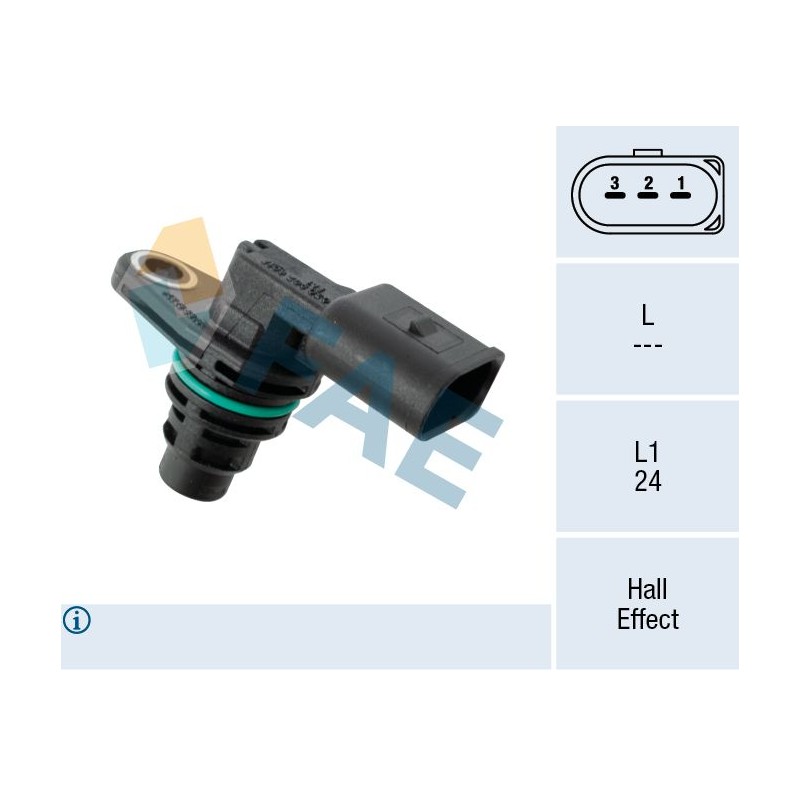 FAE 79142 Sensor, posición arbol de levas