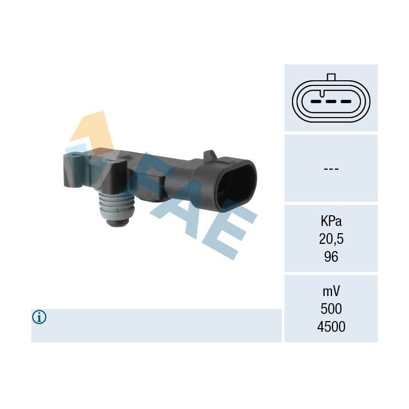 FAE 15013 Sensor, presión colector de admisión