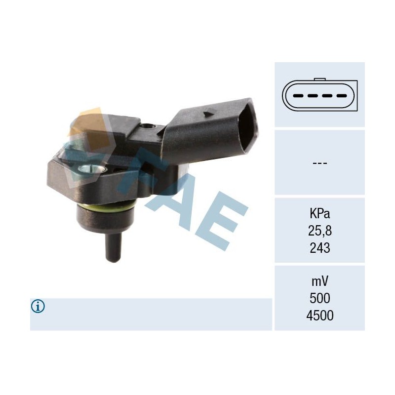 FAE 15030 Sensor, presión de sobrealimentación
