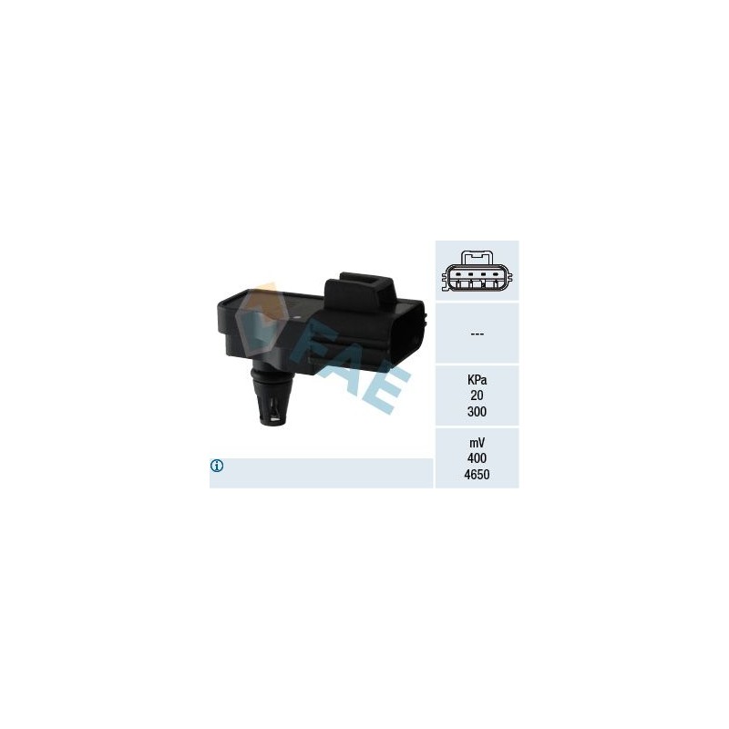 FAE 15098 Sensor, presión de sobrealimentación