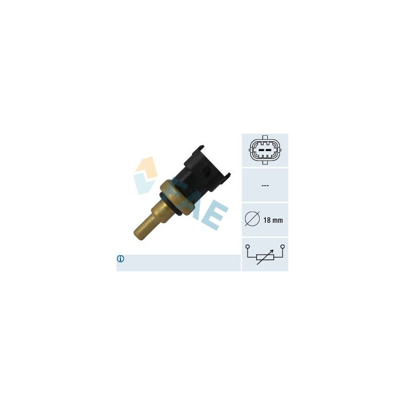 FAE 33495 Sensor, temperatura del refrigerante