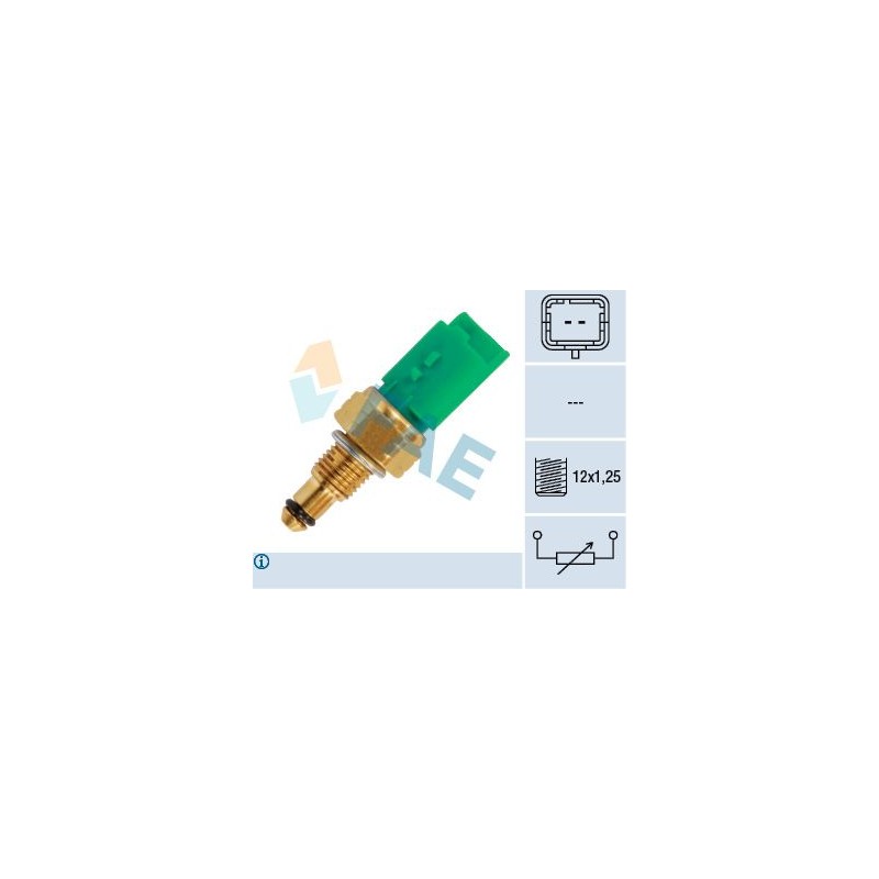 FAE 33695 Sensor, temperatura del refrigerante