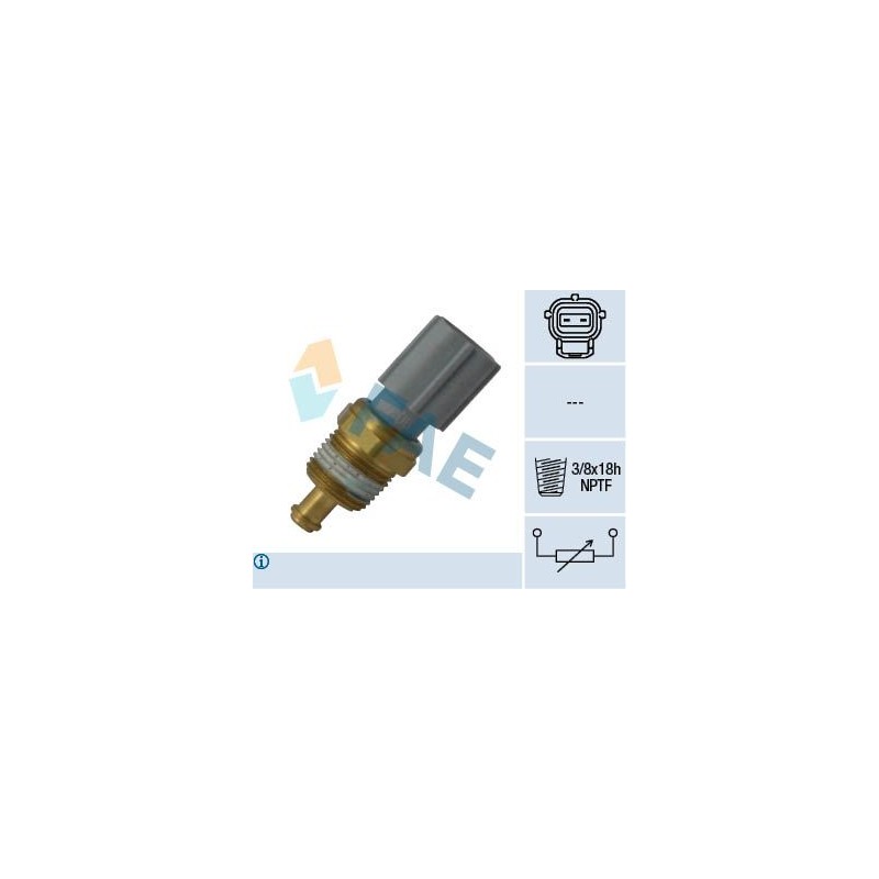 FAE 33734 Sensor, temperatura del refrigerante