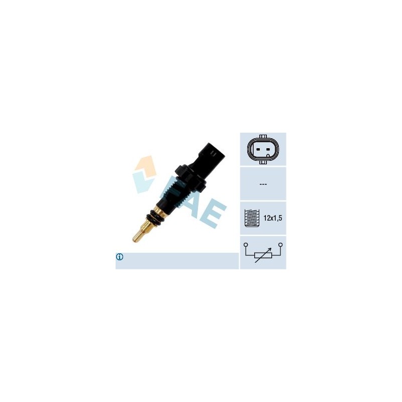 FAE 33890 Sensor, temperatura del refrigerante