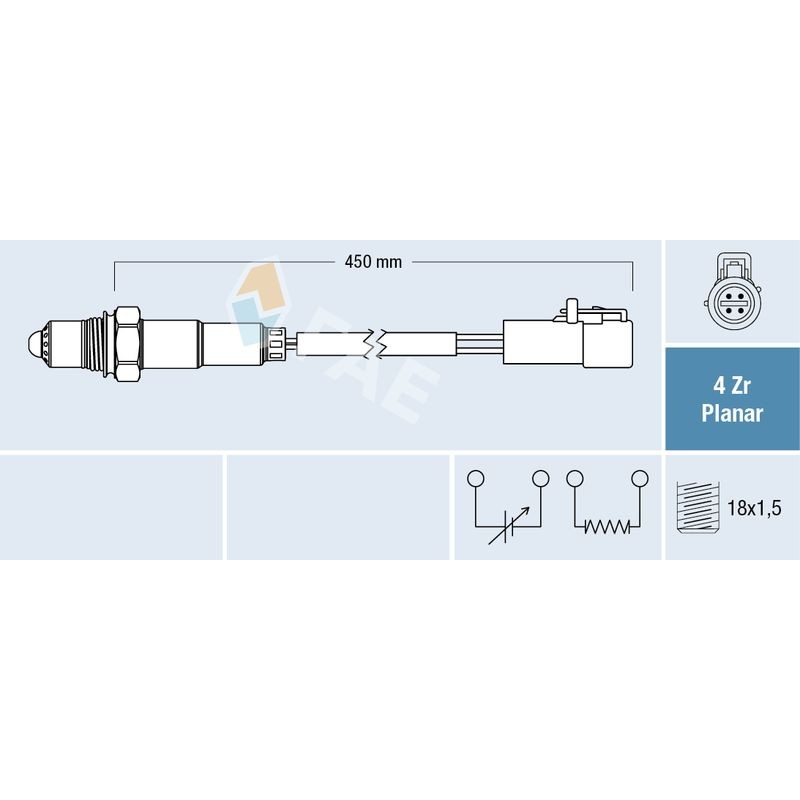 FAE 77447 Sonda Lambda