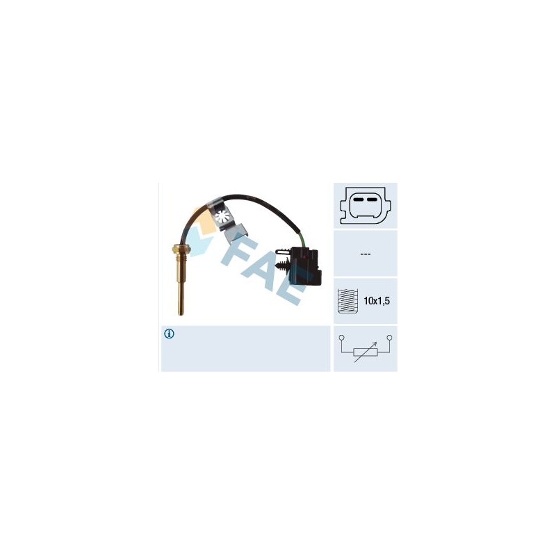 FAE 32427 Sensor, temperatura del refrigerante