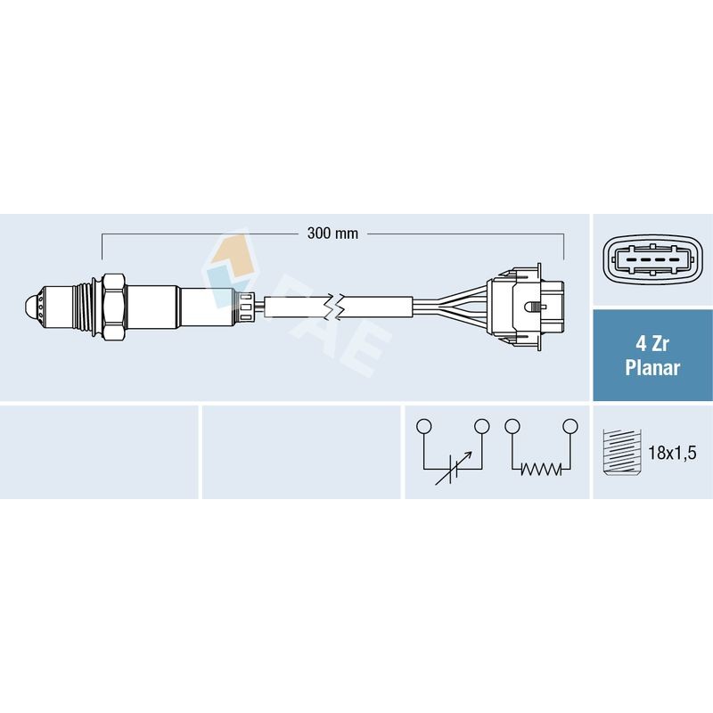 FAE 77575 Sonda Lambda