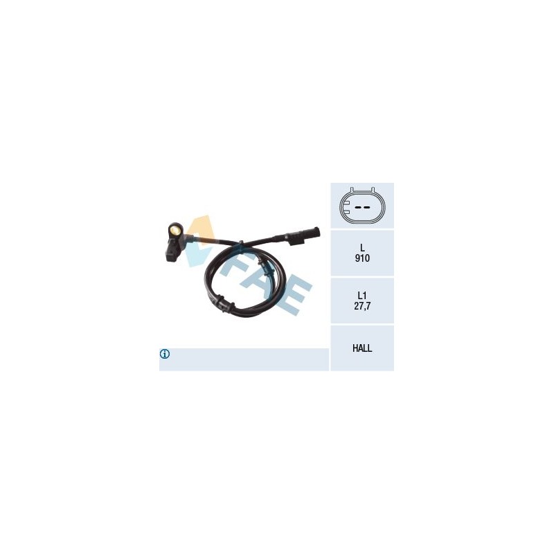 FAE 78132 Sensor, revoluciones de la rueda