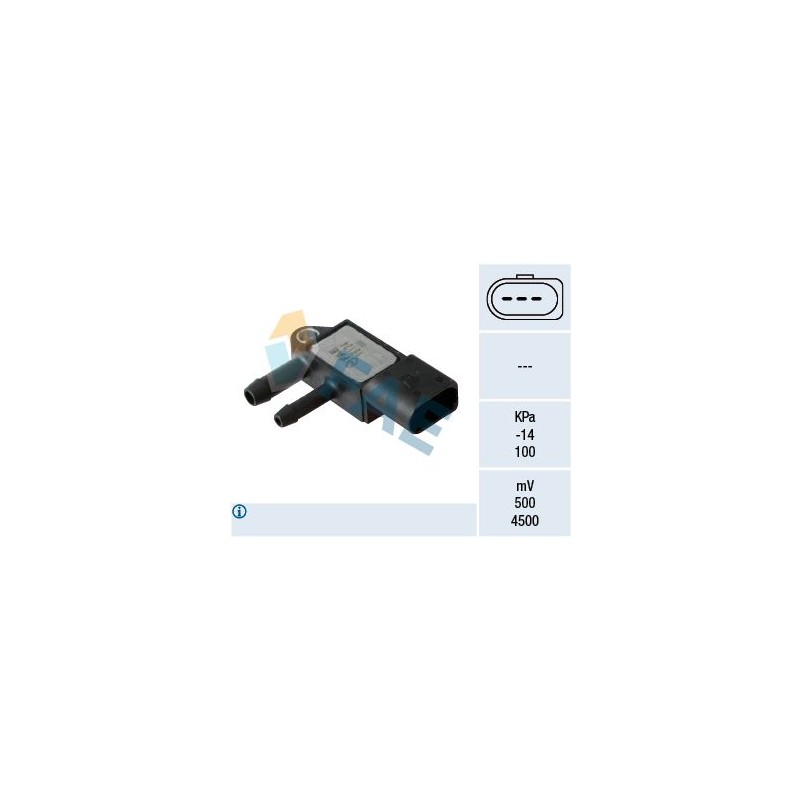 FAE 16124 Sensor, presión gas de escape