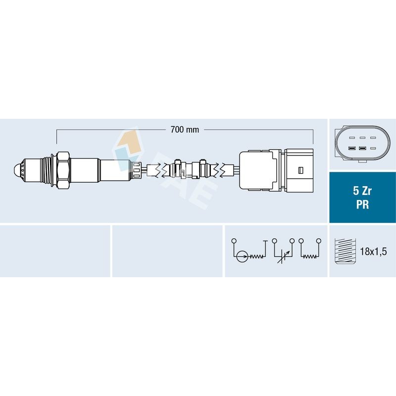 FAE 75037 Sonda Lambda