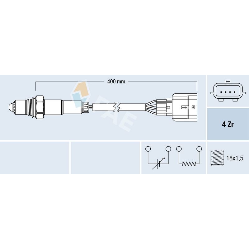 FAE 77589 Sonda Lambda