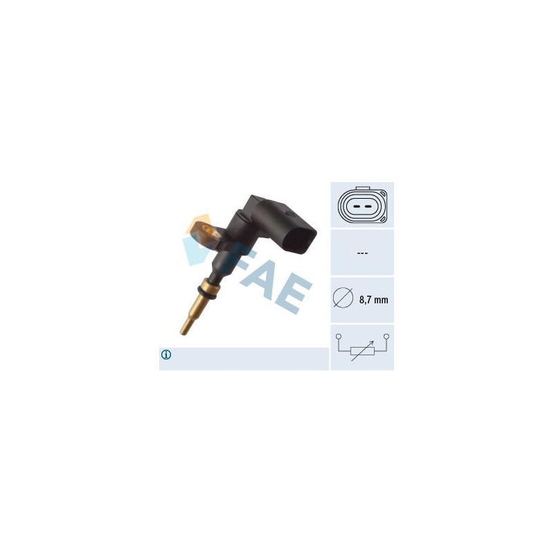 FAE 33895 Sensor, temperatura del refrigerante