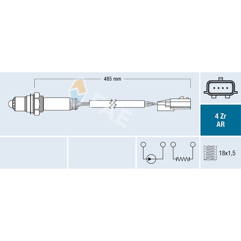 FAE 75634 Sonda Lambda