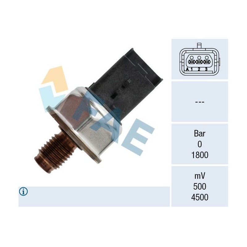 FAE 15601 Sensor, presión combustible