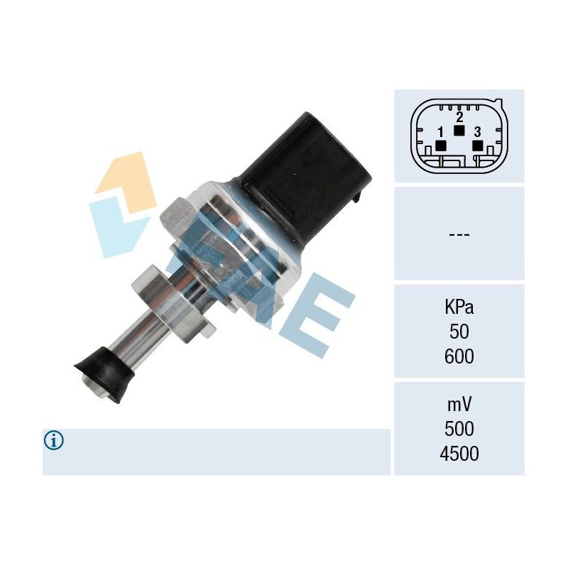 FAE 16154 Sensor, presión gas de escape