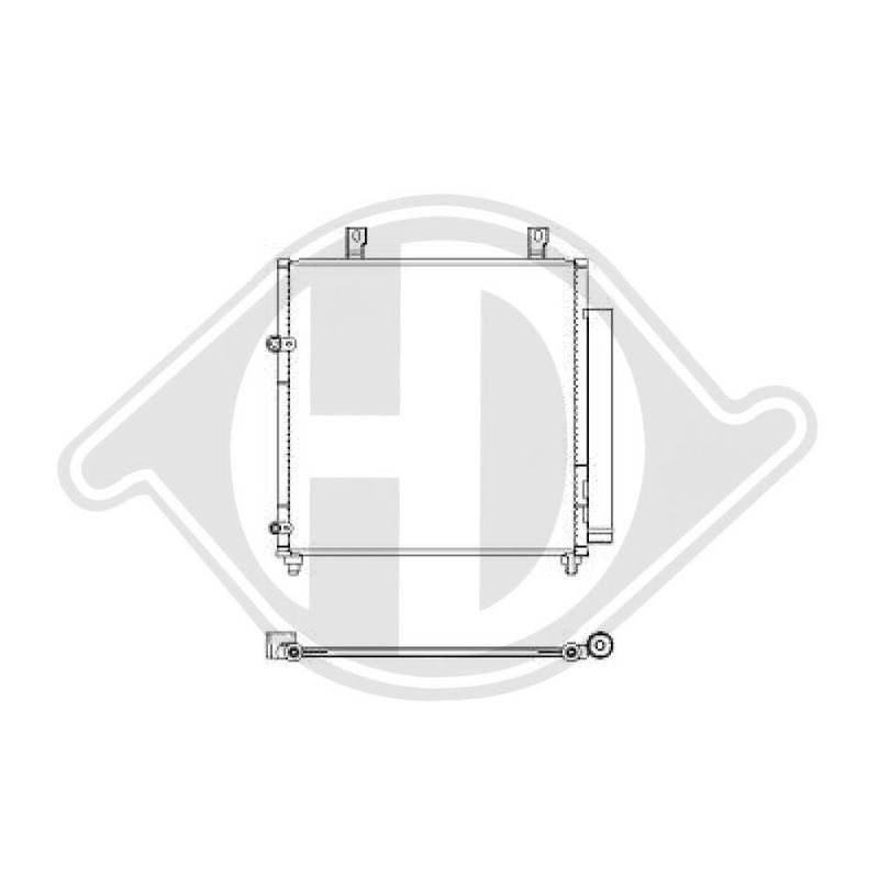DIEDERICHS DCC2042 Condensador, aire acondicionado - 1
