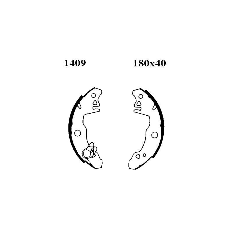 BSF 6015 Kit frenos, freno de tambor