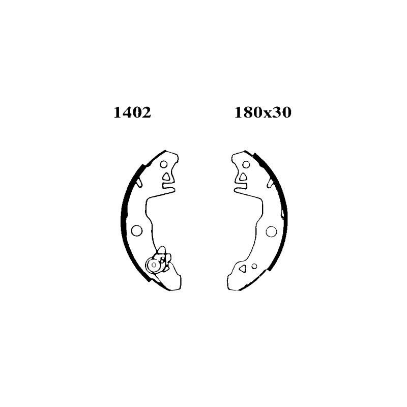 BSF 6031 Kit frenos, freno de tambor