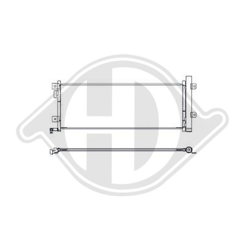 DIEDERICHS DCC2041 Condensador, aire acondicionado - 1