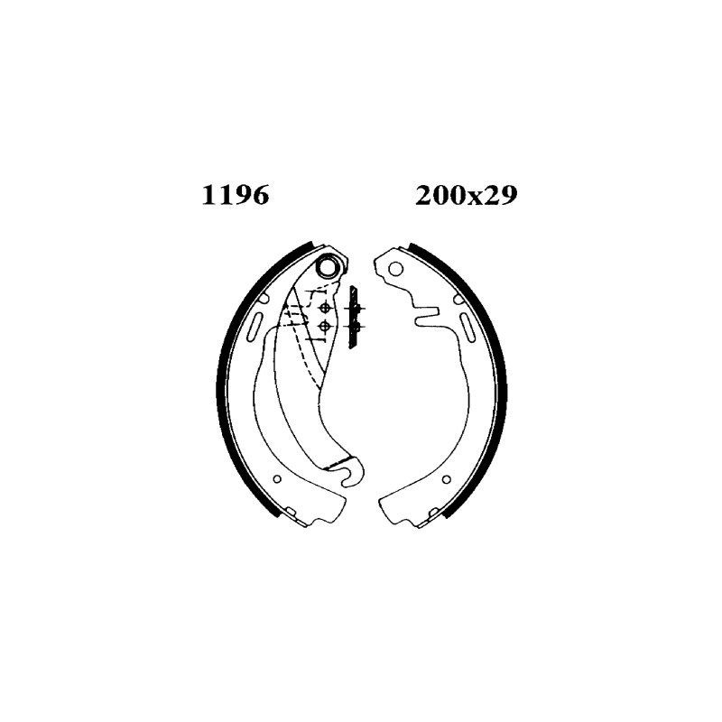 BSF 6065 Kit frenos, freno de tambor