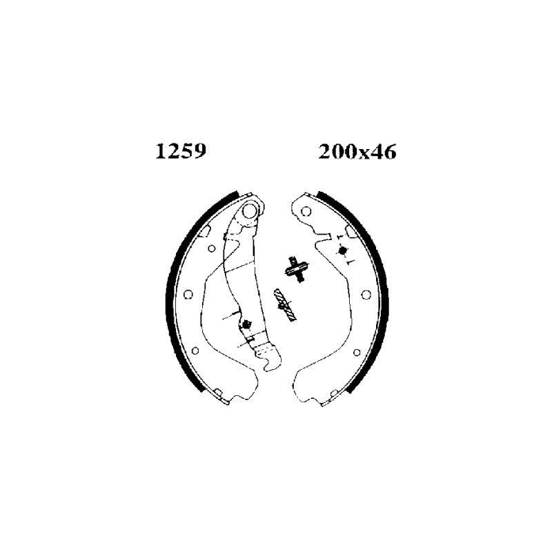 BSF 6066 Kit frenos, freno de tambor