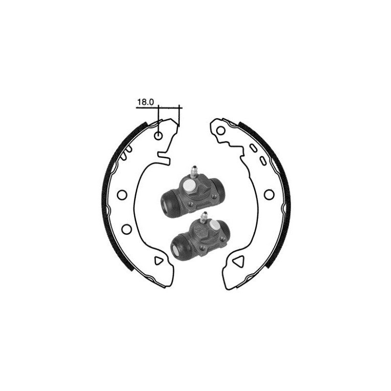 BSF 6136 Kit frenos, freno de tambor