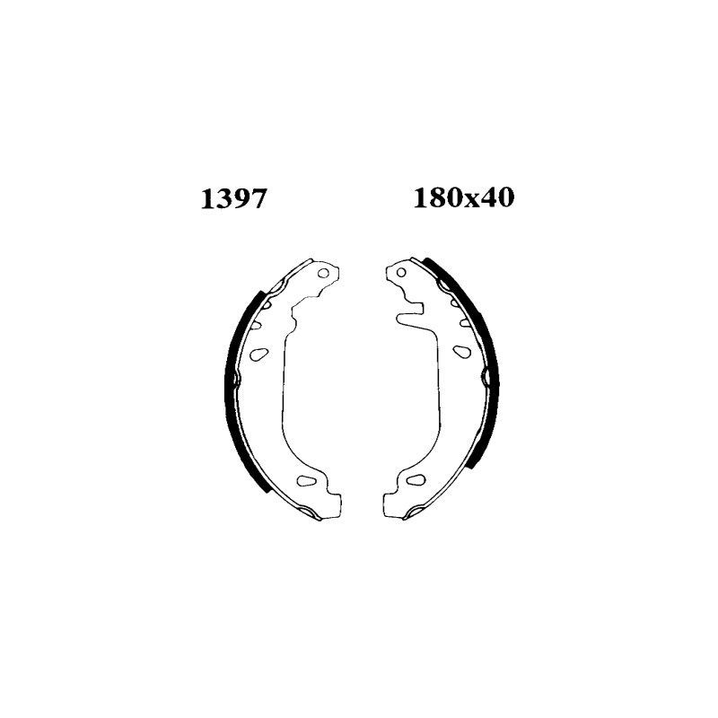 BSF 6161 Kit frenos, freno de tambor