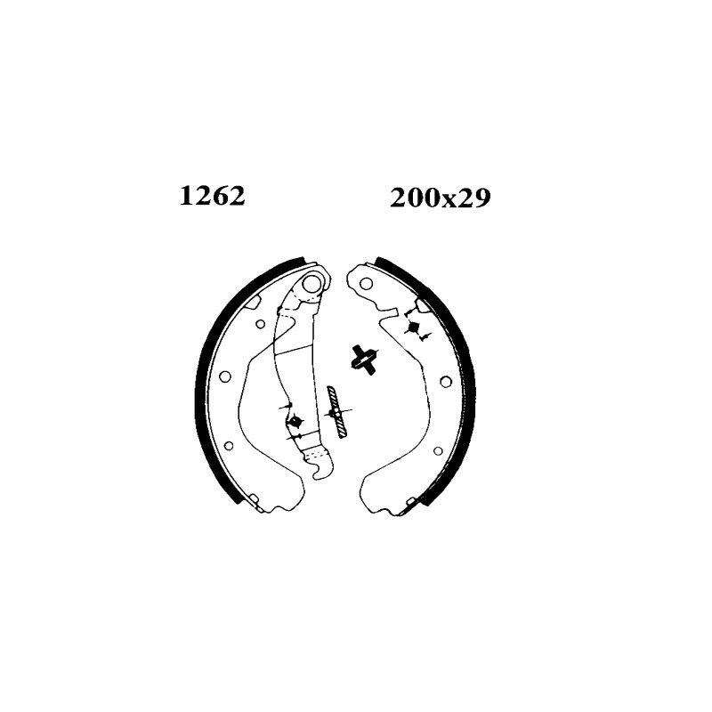 BSF 6195 Kit frenos, freno de tambor