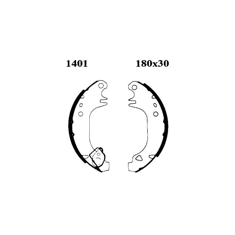 BSF 6202 Kit frenos, freno de tambor