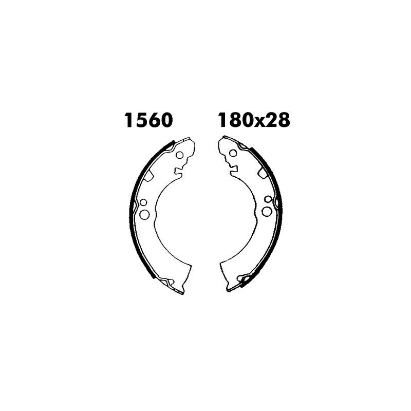BSF 6203 Kit frenos, freno de tambor