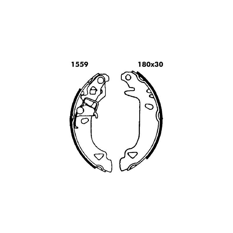 BSF 6238 Kit frenos, freno de tambor