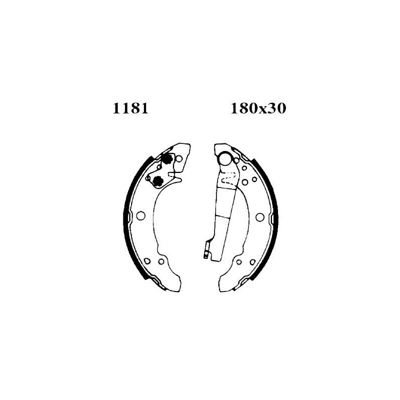 BSF 6255 Kit frenos, freno de tambor