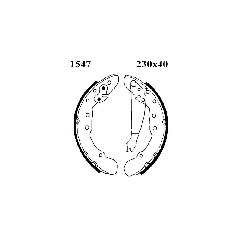 BSF 6257 Kit frenos, freno de tambor