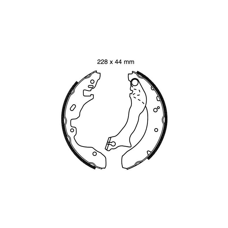 BSF 6311 Kit frenos, freno de tambor