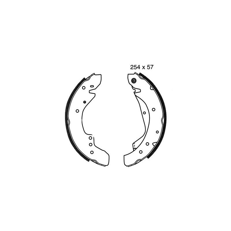 BSF 6313 Kit frenos, freno de tambor