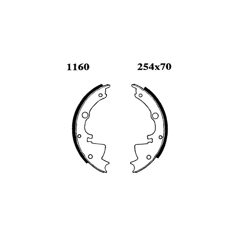 BSF 6333 Kit frenos, freno de tambor