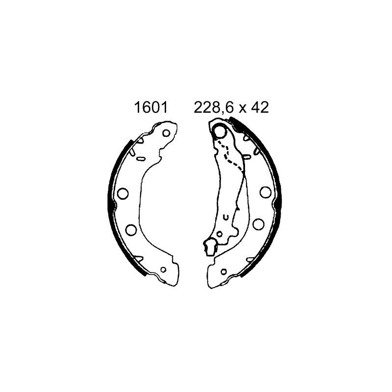 BSF 6354 Kit frenos, freno de tambor